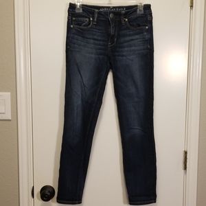 American eagle skinny jeans dark wash